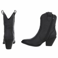 Damen Western- & Bikerboots - black