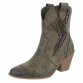 Damen Western- & Bikerboots - green