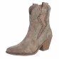 Damen Western- & Bikerboots - khaki