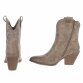 Damen Western- & Bikerboots - khaki