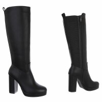 Damen High-Heel Stiefel - black
