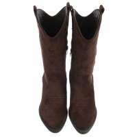 Damen Western- & Bikerboots - brownsuede