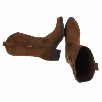 Damen Western- & Bikerboots - lbrownsuede