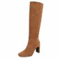 Damen High-Heel Stiefel - camel
