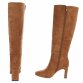 Damen High-Heel Stiefel - camel