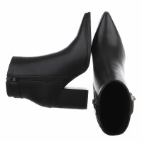 Damen High-Heel Stiefeletten - black