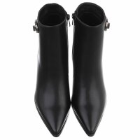 Damen High-Heel Stiefeletten - black