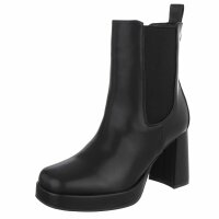 Damen High-Heel Stiefeletten - black