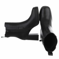 Damen High-Heel Stiefeletten - black