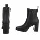 Damen High-Heel Stiefeletten - black