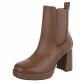 Damen High-Heel Stiefeletten - khaki