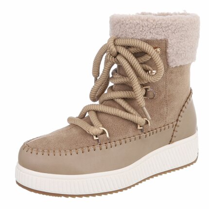 Damen Winterstiefeletten - khaki