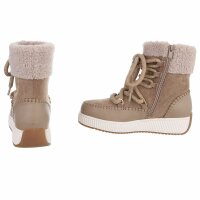 Damen Winterstiefeletten - khaki