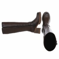Damen High-Heel Stiefel - lbrownpu