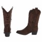 Damen Western- & Bikerboots - brownsuede