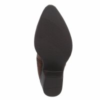 Damen Western- & Bikerboots - brownsuede