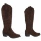 Damen Western- & Bikerboots - brownsuede