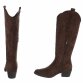 Damen Western- & Bikerboots - brownsuede
